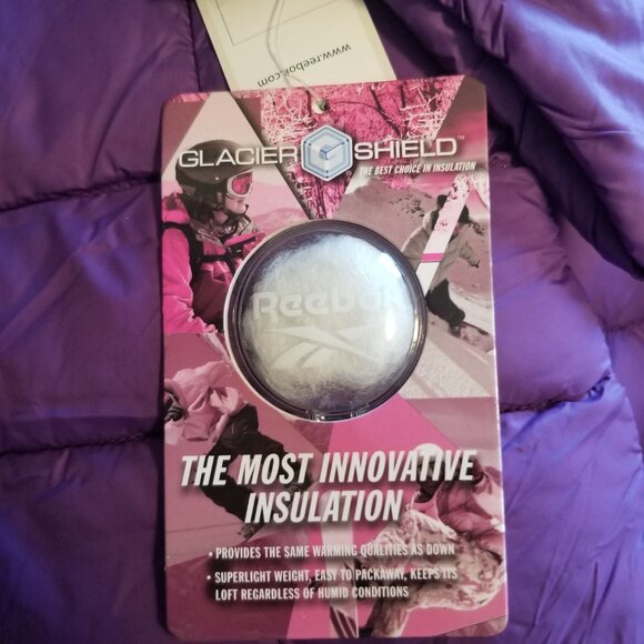 Reebok Hooded Puffer Jacket with Glacier Shield Insulation - Picture 7 of 10